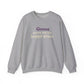 Goose Shows Are My Happy Place - Cream & Purple Unisex Heavy Blend™ Crewneck Sweatshirt