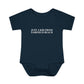 Just a kid from Fairfield Beach Infant Baby Rib Bodysuit