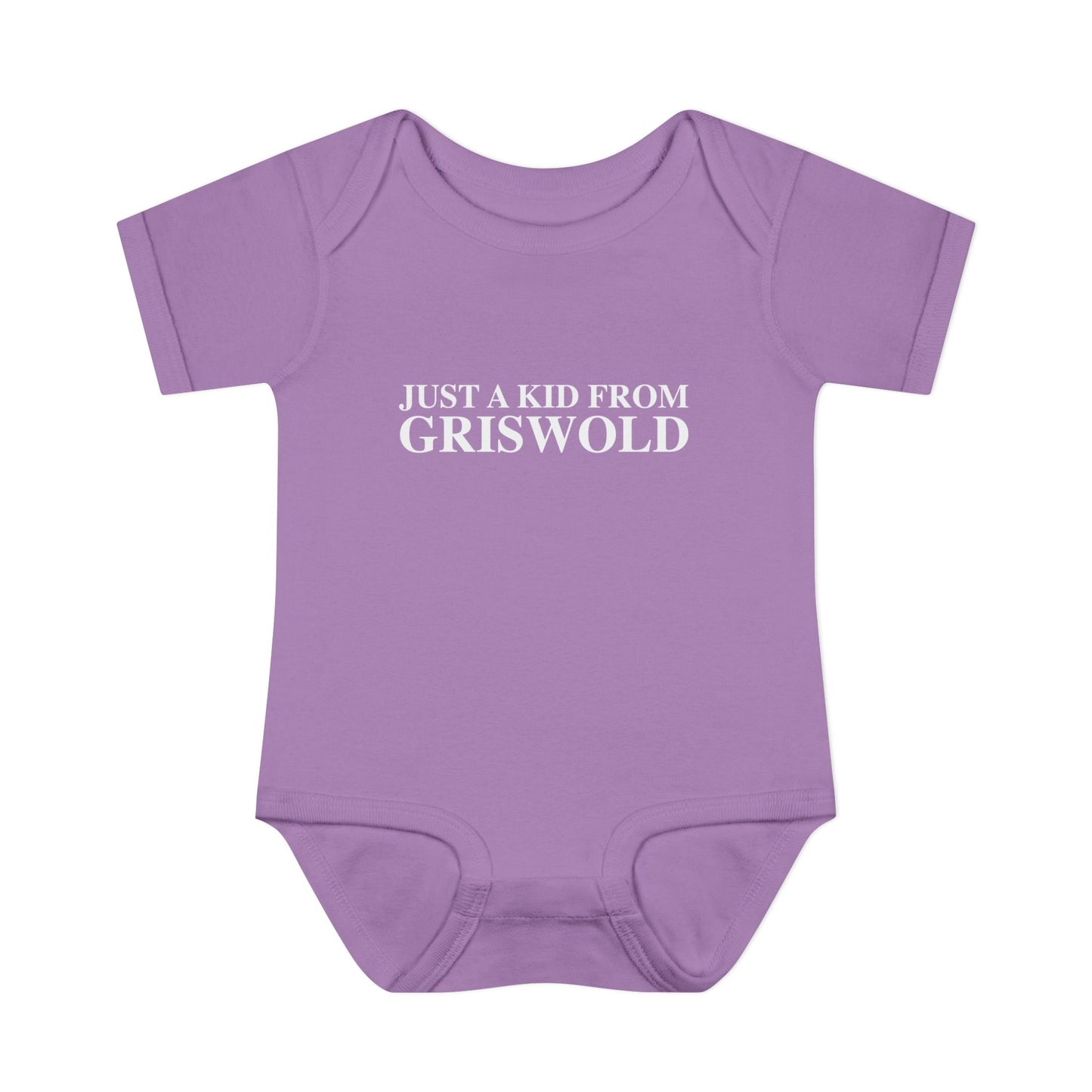 Just a kid from Griswold Infant Baby Rib Bodysuit