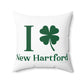 I Clover New Hartford Spun Polyester Square Pillow