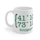 Bridgeport Coordinates Mug 11oz