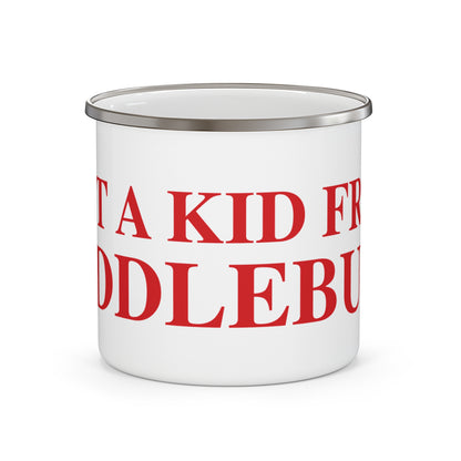 Just a kid from Middlebury Enamel Camping Mug