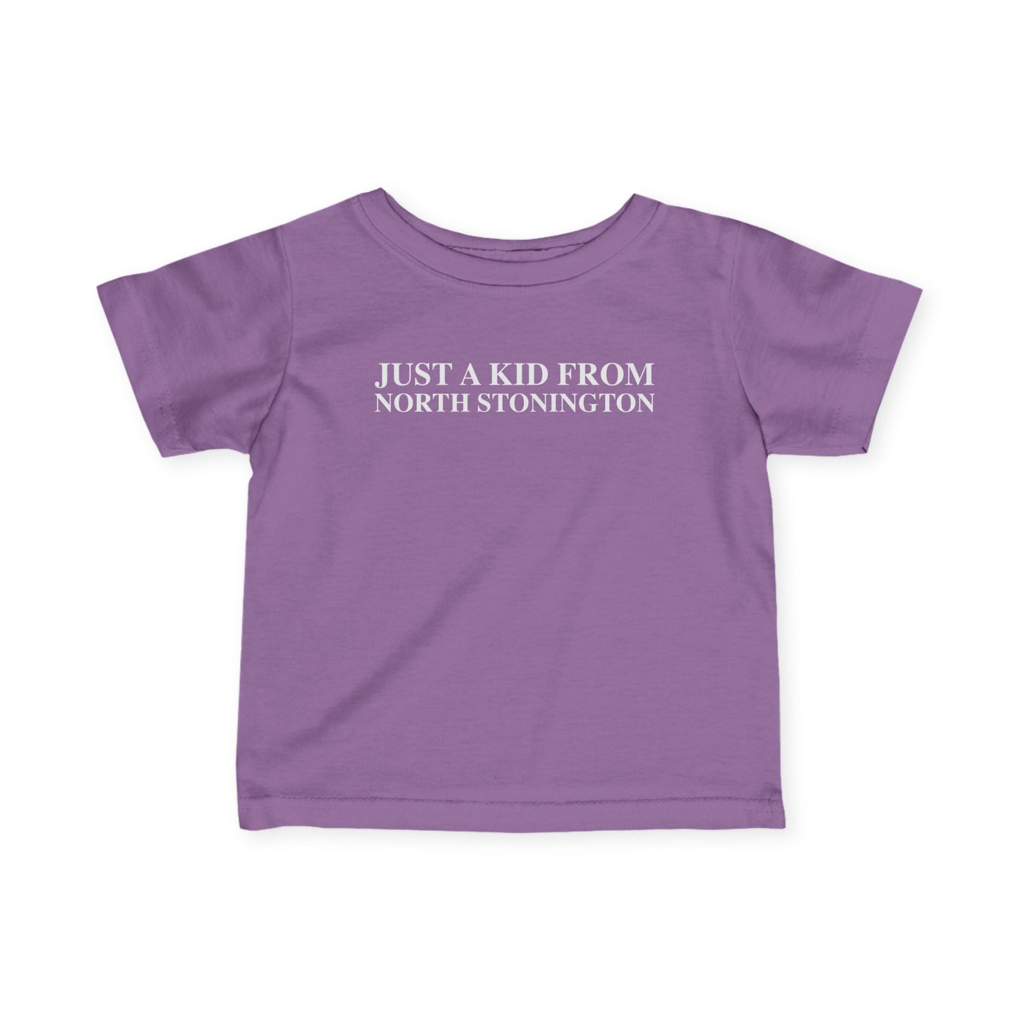 Just a kid from Stonington Infant Fine Jersey T-Shirt