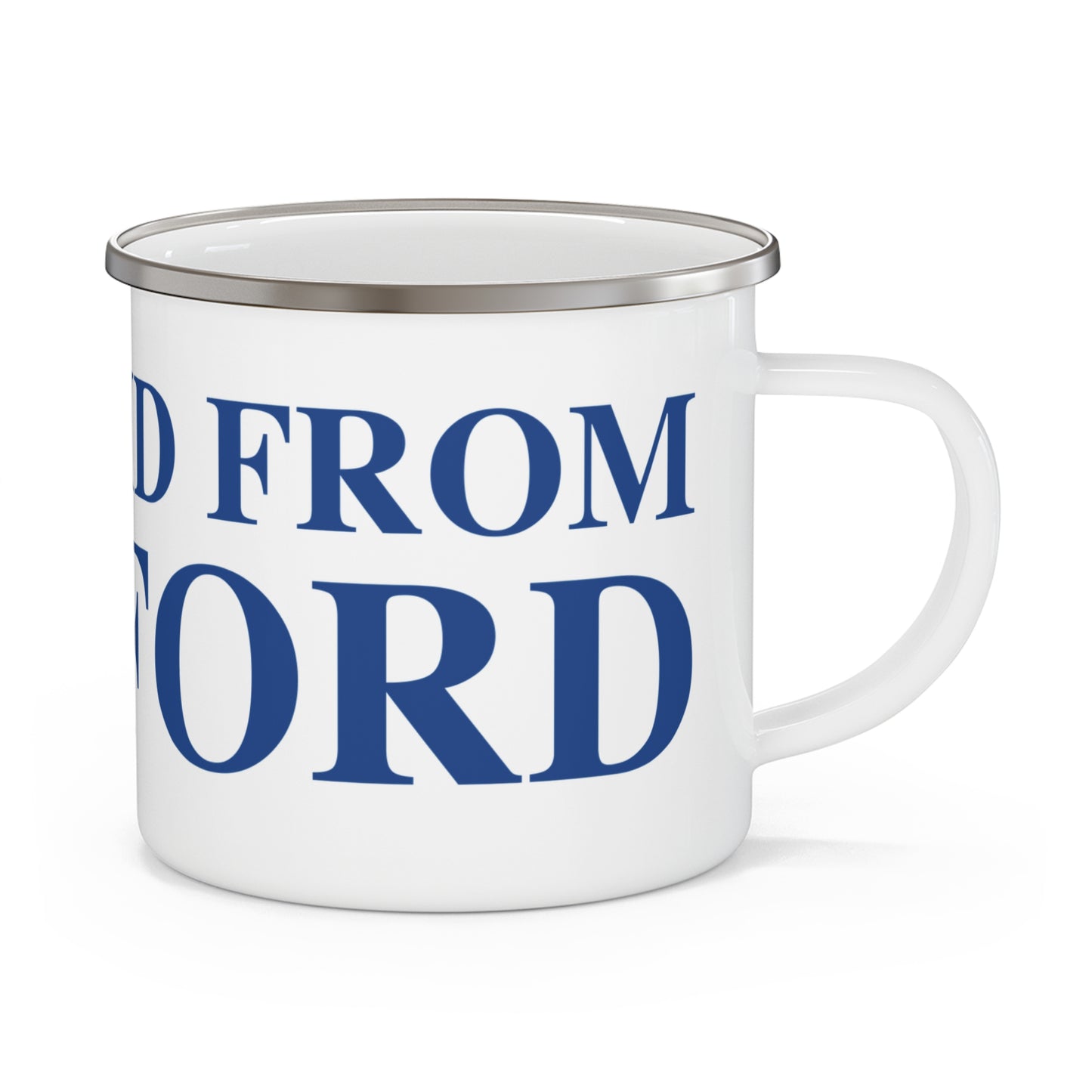 Just a kid from Stafford Enamel Camping Mug