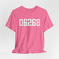 06268 Storrs CT Zip Code Unisex Jersey Short Sleeve T-Shirt