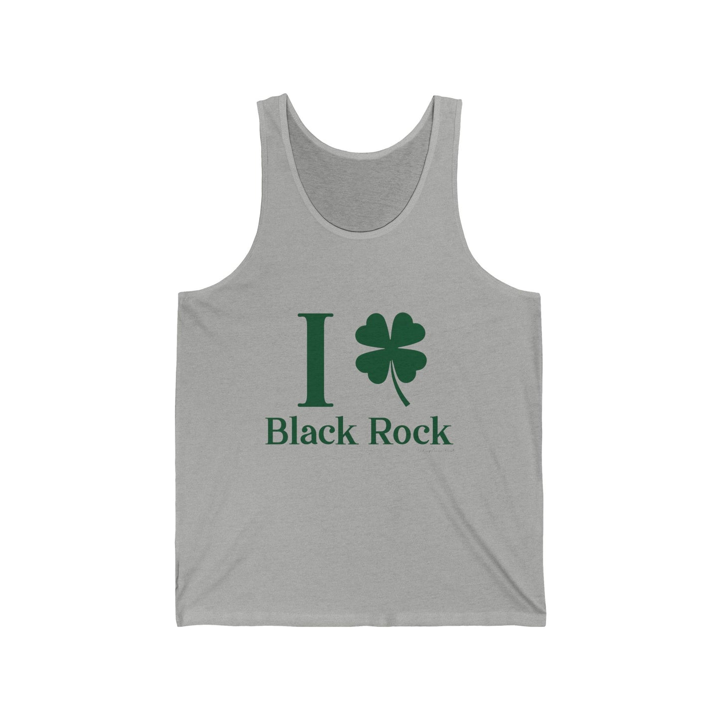 I Clover Black Rock Unisex Jersey Tank