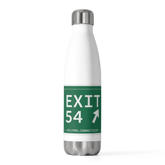 Vintage Exit 54  Merritt Parkway Sign 20oz Insulated Bottle