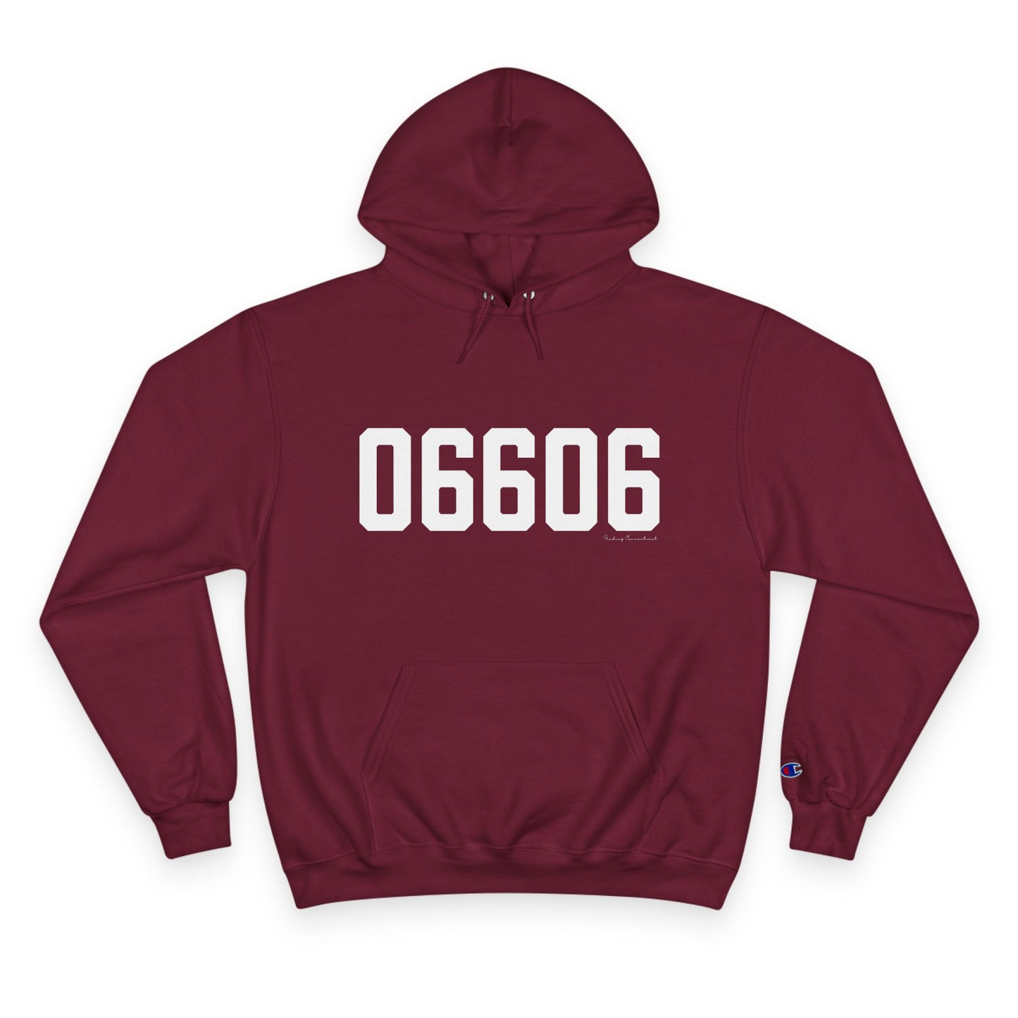 06606 Bridgeport CT Zip Code Champion Hoodie Sweatshirt