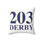 203 Derby Polyester Square Pillow