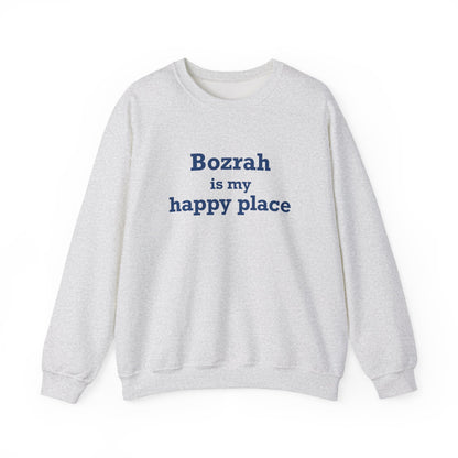 Bozrah is My Happy Place Unisex Heavy Blend™ Crewneck Sweatshirt