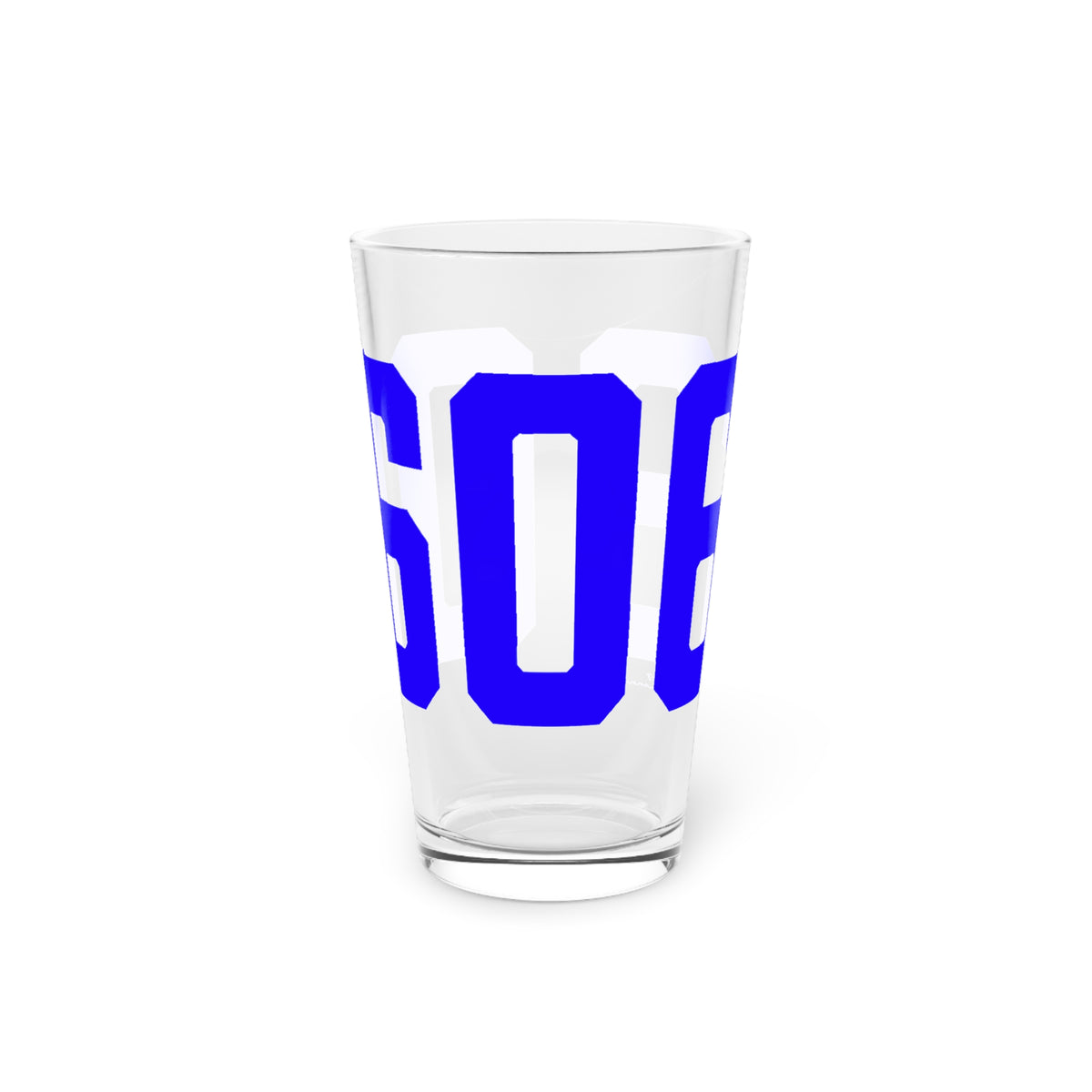 06062 Plainville Connecticut Zip Code Pint Glass, 16oz