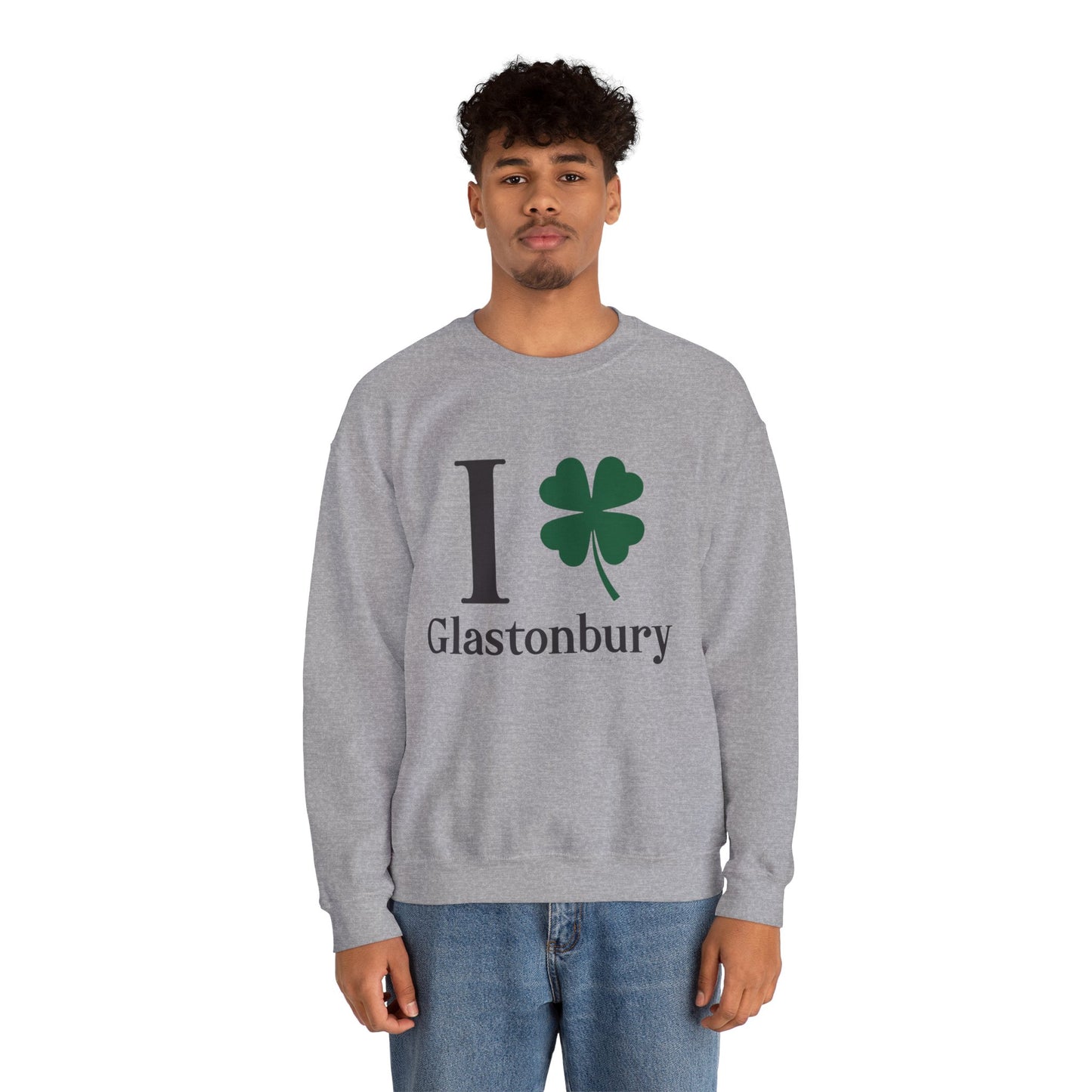 I Clover Glastonbury Unisex Heavy Blend™ Crewneck Sweatshirt