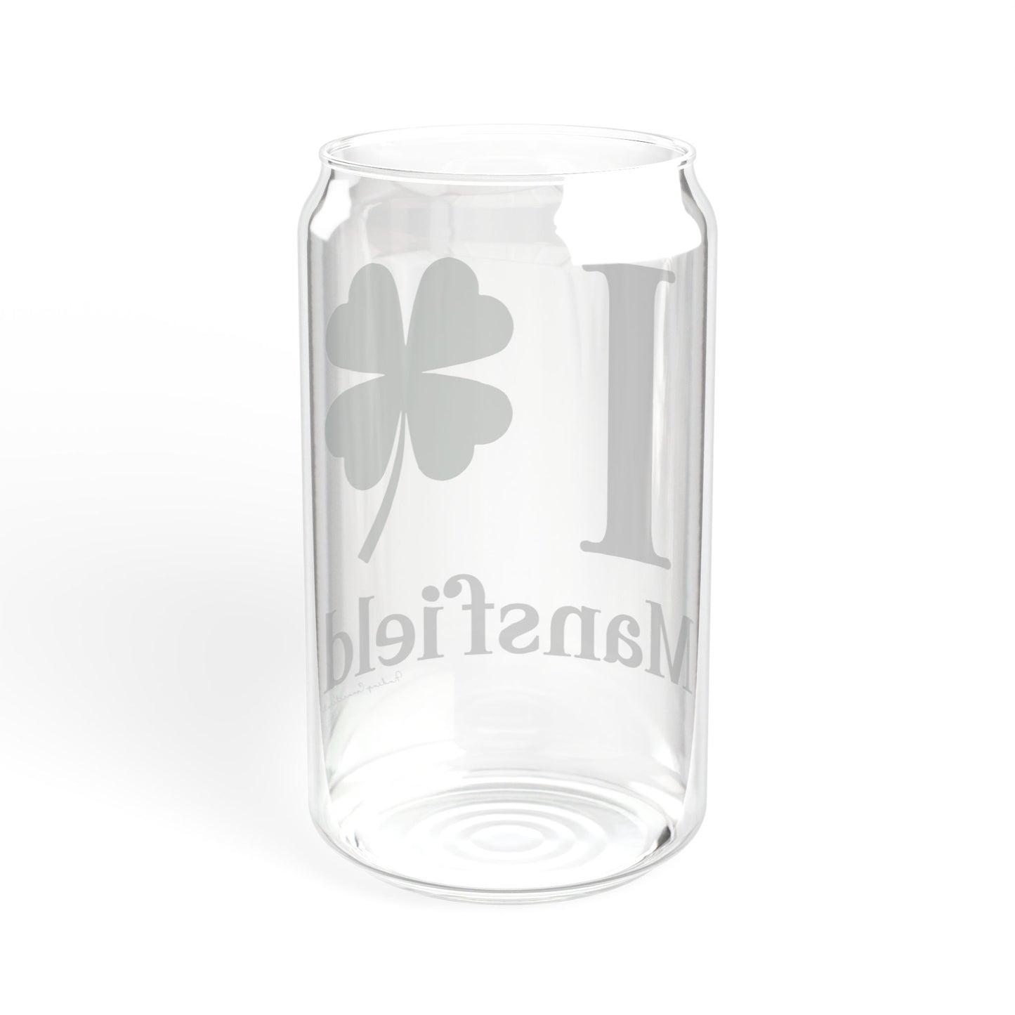 I Clover Mansfield Sipper Glass, 16oz
