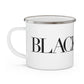 41 Tilt Black Rock  Enamel Camping Mug