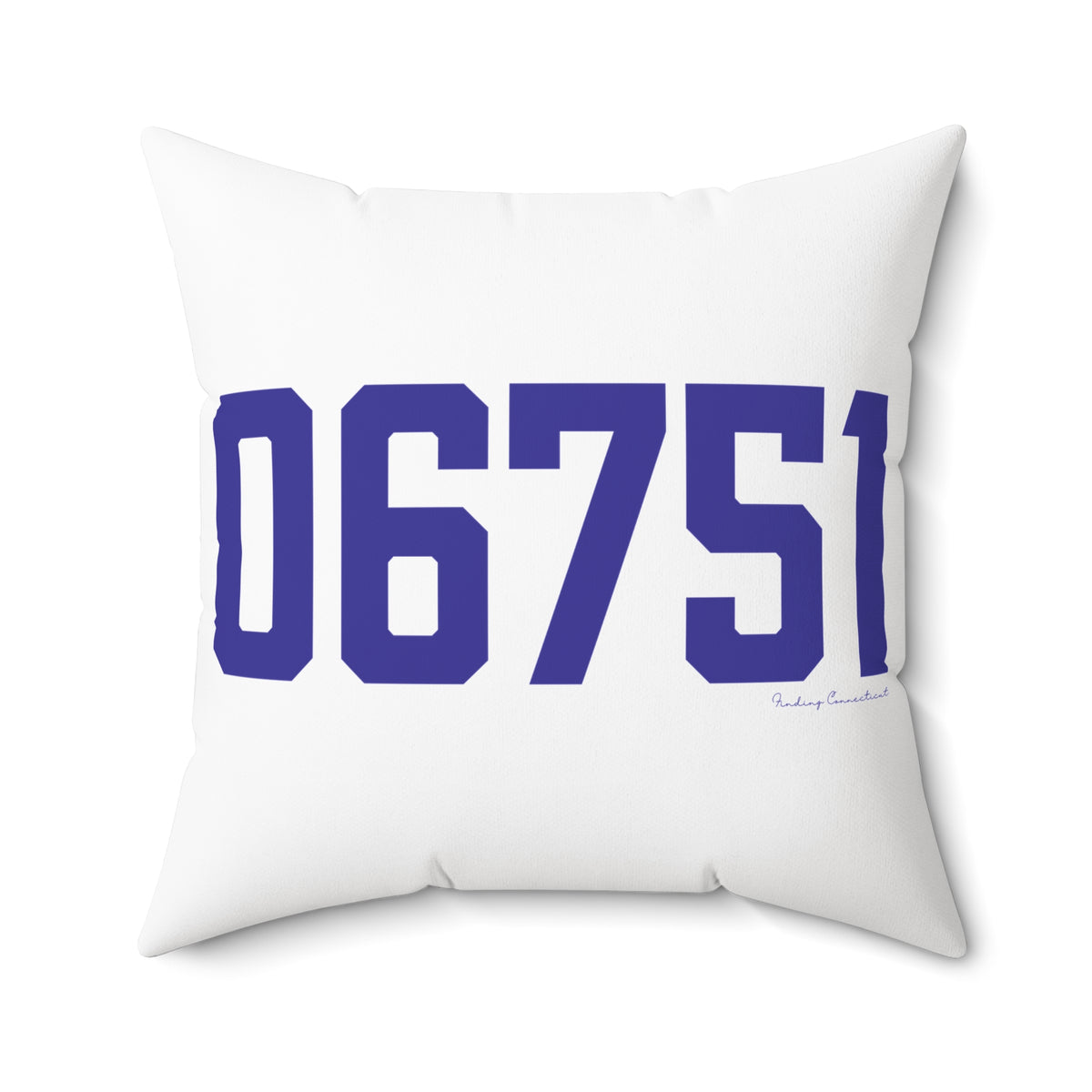 06751 Bethlehem Connecticut Zip Code Polyester Square Pillow