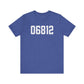 06812 New Fairfield CT Zip Code Unisex Jersey Short Sleeve T-Shirt