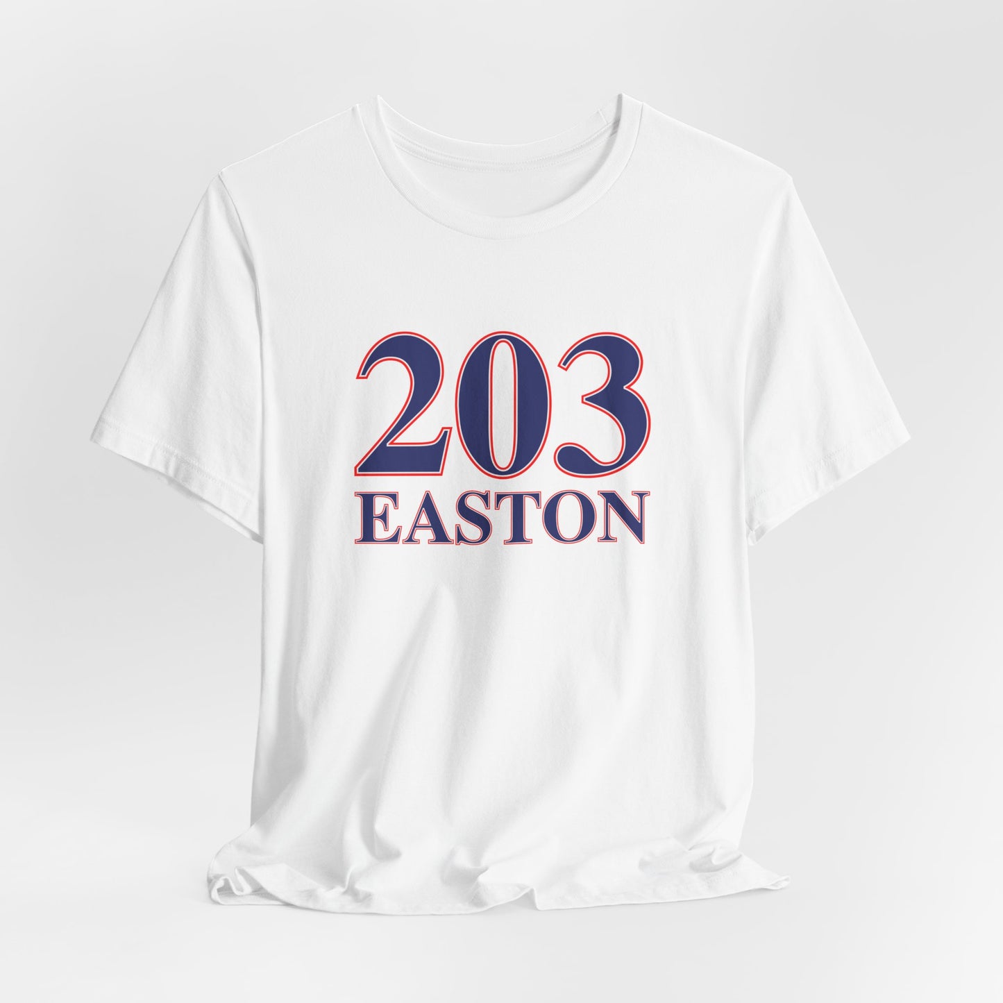203 Easton Red White & Blue Unisex Jersey Short Sleeve T-Shirt