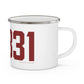 06331 Canterbury Connecticut Zip Code Enamel Camping Mug