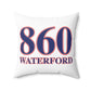 860 Waterford Red, White & Blue Spun Polyester Square Pillow