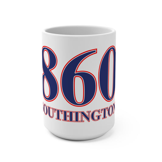 860 Southington Red, White & Blue Mug 15oz
