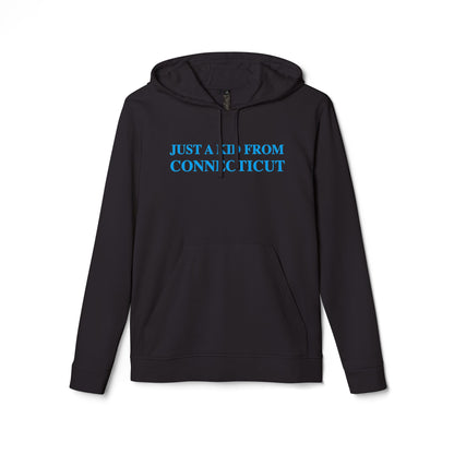 Just a kid from Connecticut adidas Unisex Fleece Hoodie