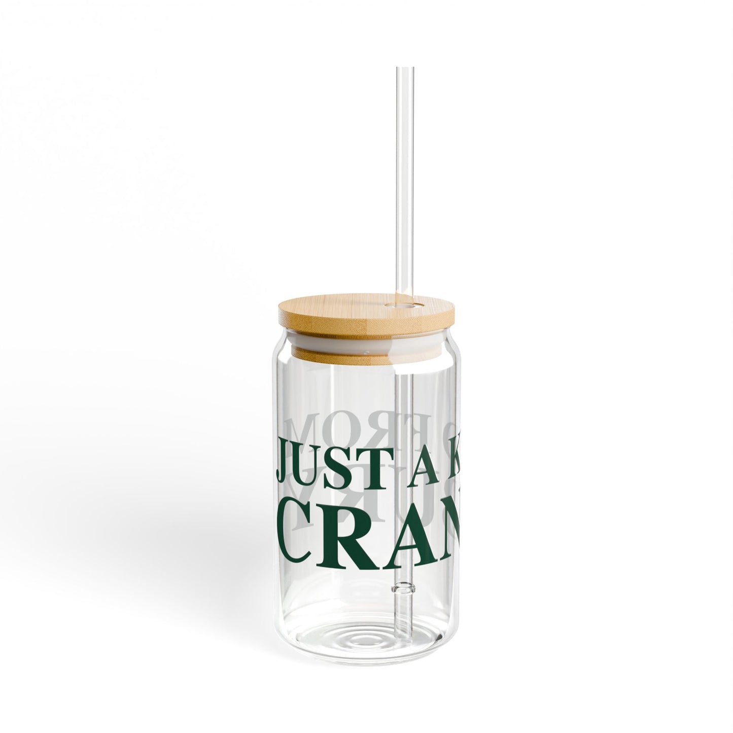 Just a kid from Cranbury Sipper Glass, 16oz