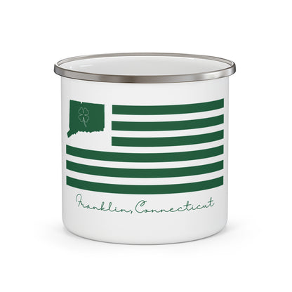 Franklin Connecticut St. Patrick’s Day Flag Enamel Camping Mug