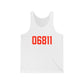 06811 Danbury Connecticut Zip Code Unisex Jersey Tank Top