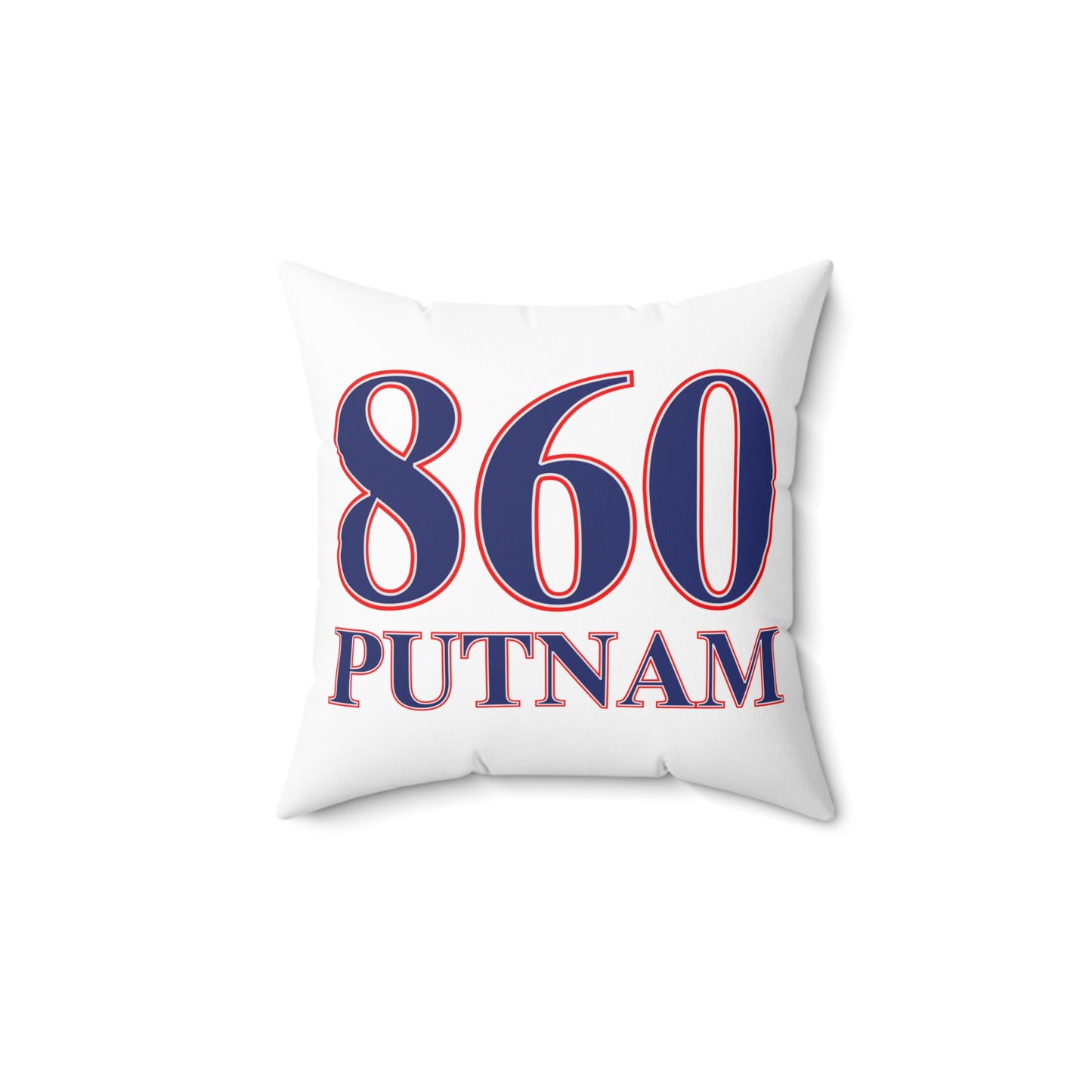 860 Putnam Red, White & Blue Spun Polyester Square Pillow