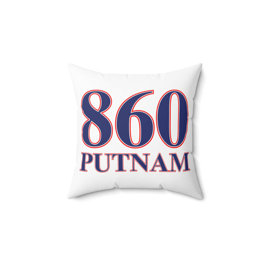 860 Putnam Red, White & Blue Spun Polyester Square Pillow