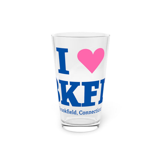 I Heart BKFD Pint Glass, 16oz