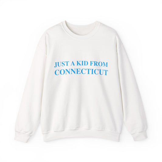 Just a Kid From Connecticut Unisex Heavy Blend™ Crewneck Sweatshirt