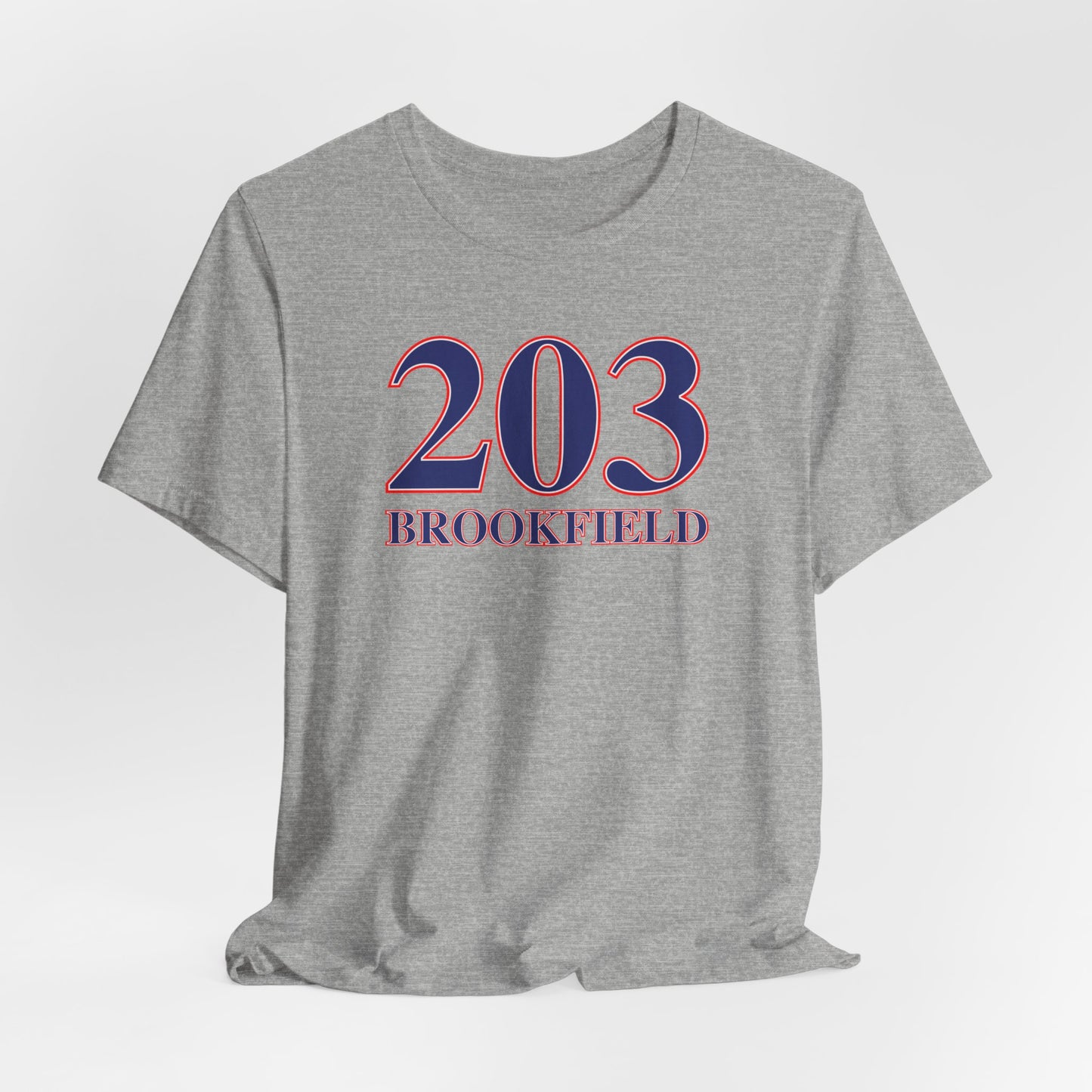 203 Brookfield Red White & Blue Unisex Jersey Short Sleeve T-Shirt
