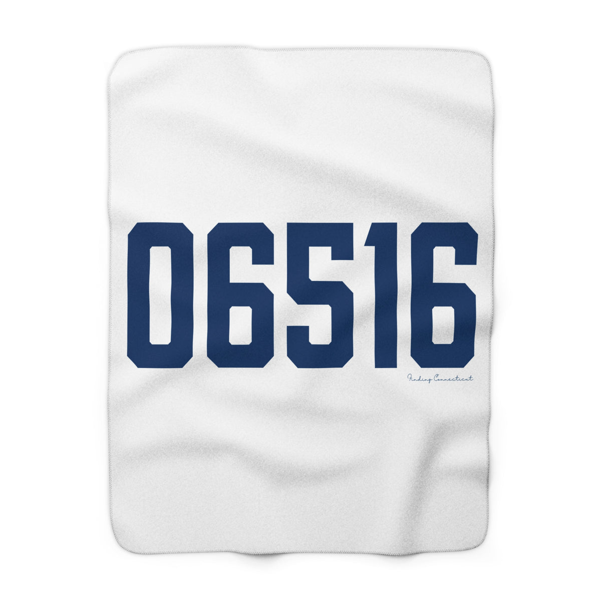 06516 West Haven Connecticut Zip Code Sherpa Fleece Blanket