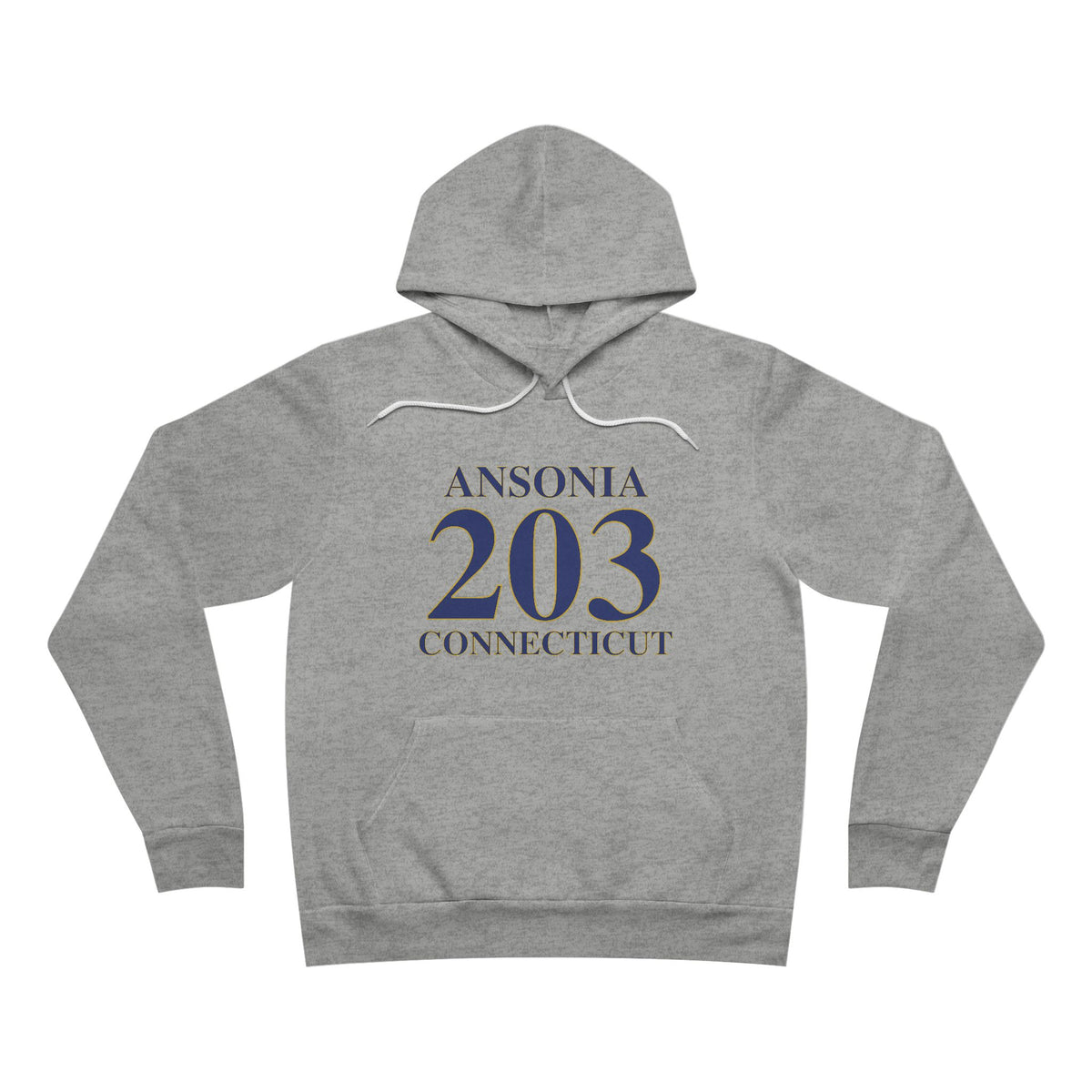 Ansonia 203 Connecticut Unisex Sponge Fleece Pullover Hoodie