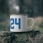 06824 Fairfield Connecticut Zip Code Enamel Camping Mug