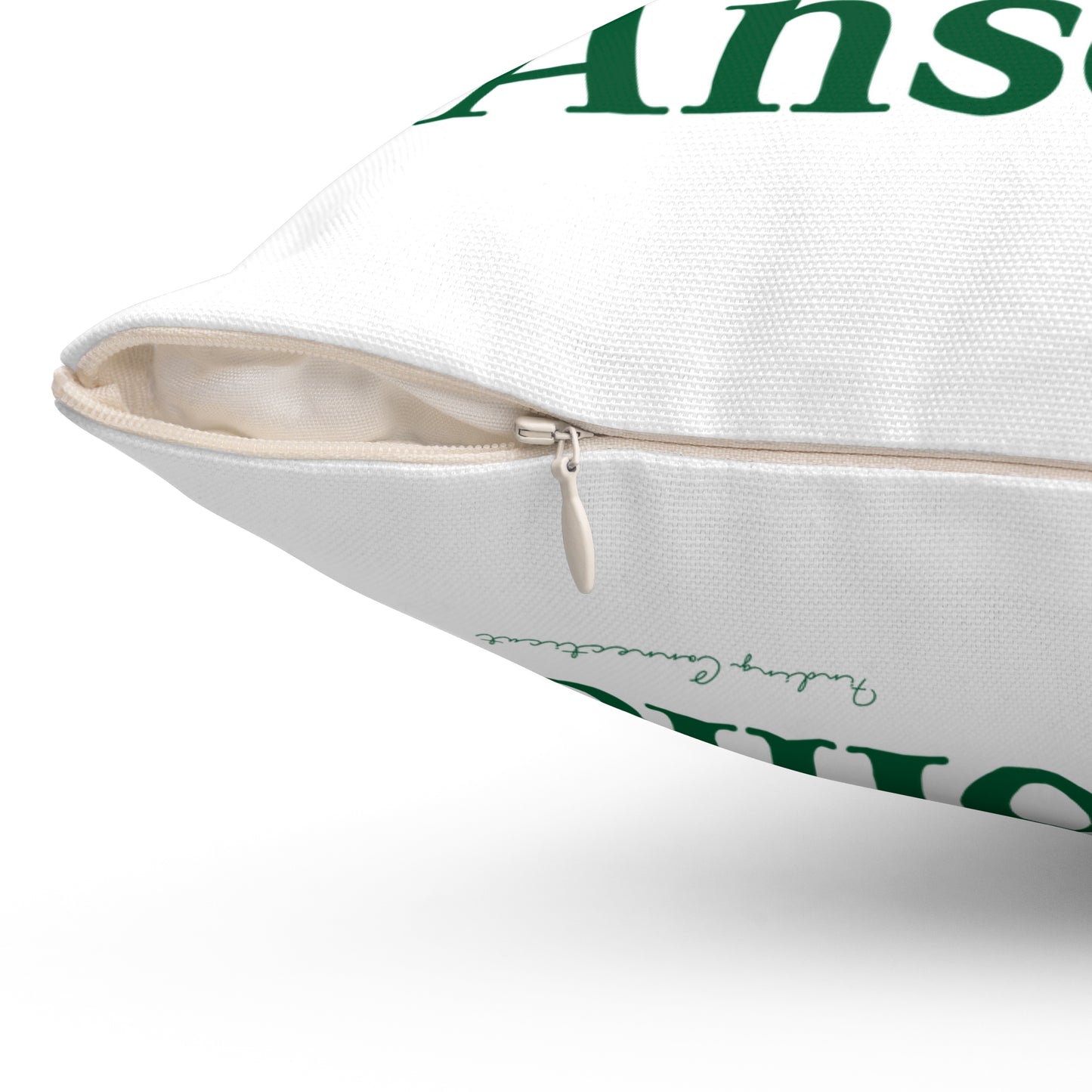 I Clover Ansonia Spun Polyester Square Pillow