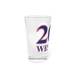 203 Weston Red, White & Blue Pint Glass, 16oz