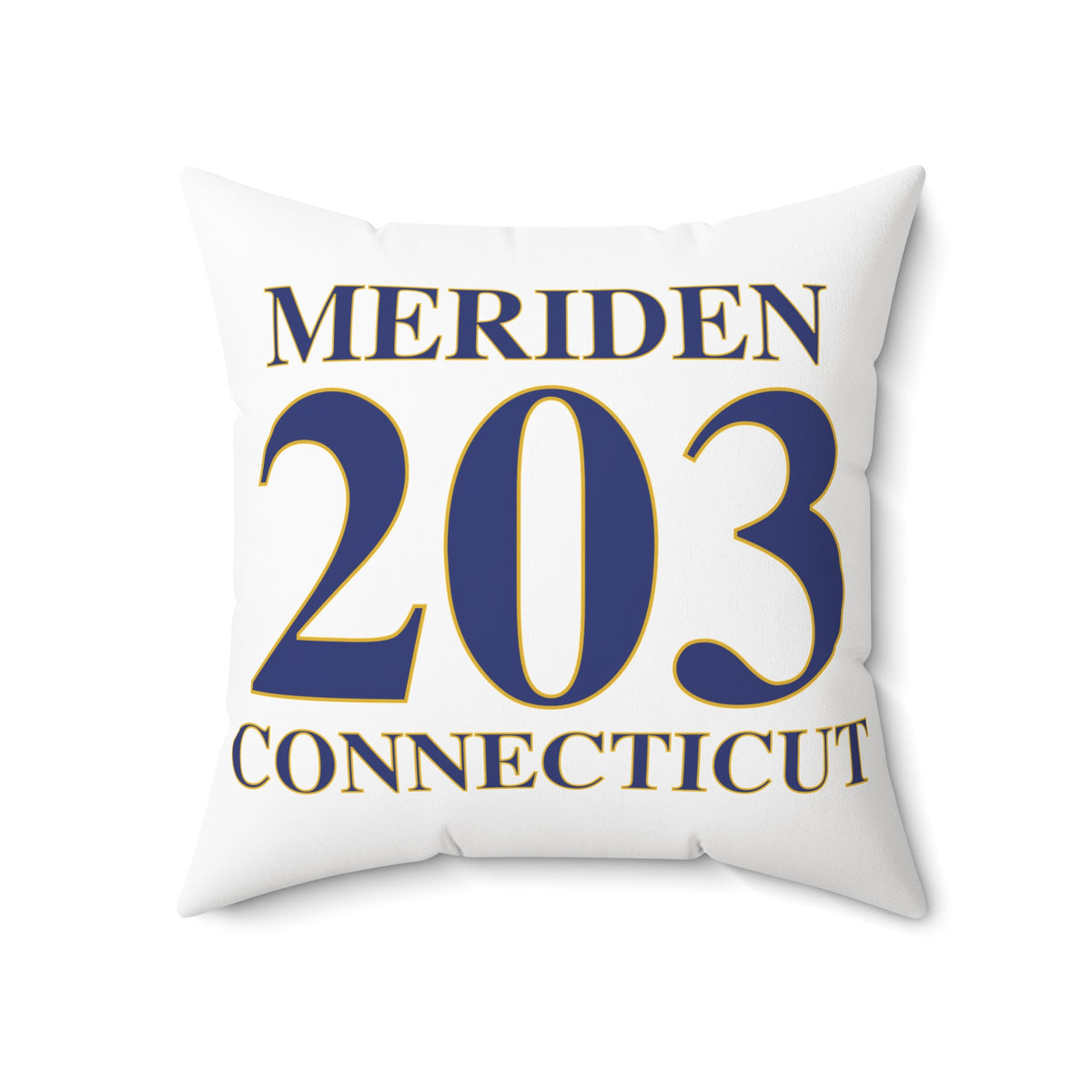 Meriden 203 Connecticut Polyester Square Pillow
