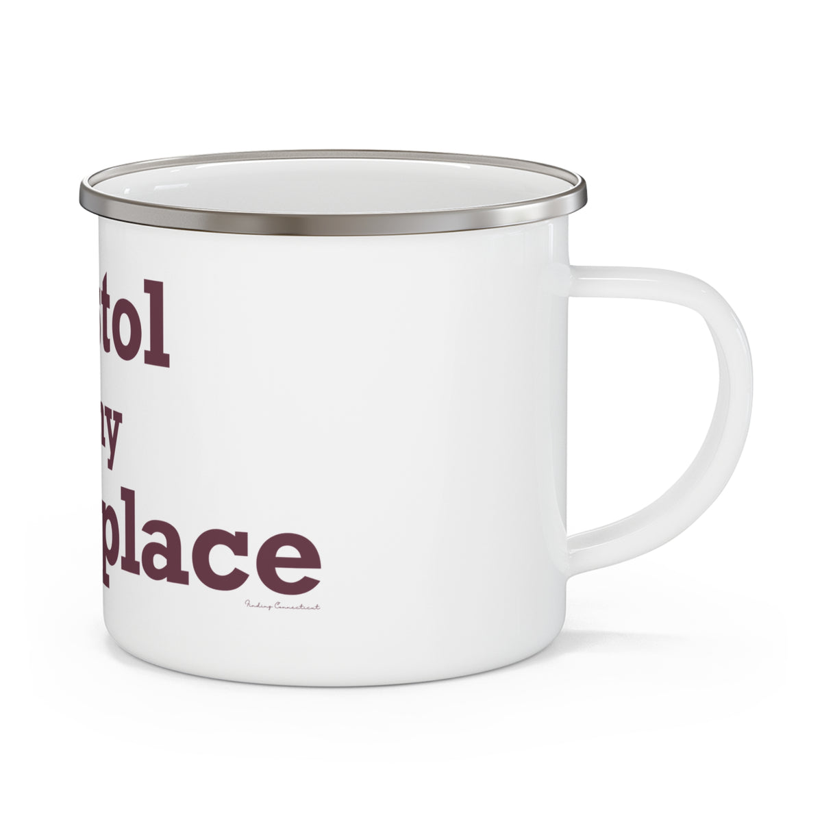 Bristol is My Happy Place Enamel Camping Mug