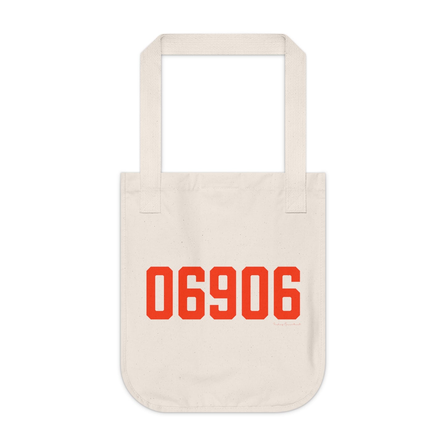 06906 Stamford Connecticut Zip Code Organic Canvas Tote Bag