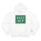Vintage Exit 48 Merritt Parkway Sign Champion Hoodie