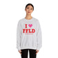 I Heart FFLD Unisex Heavy Blend™ Crewneck Sweatshirt