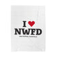 I Heart NWFD Velveteen Plush Blanket