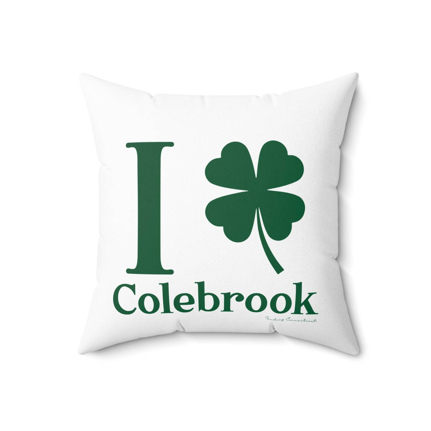 I Clover Colebrook Spun Polyester Square Pillow
