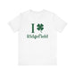 I Clover Ridgefield (Green) Unisex Jersey Short Sleeve Tee