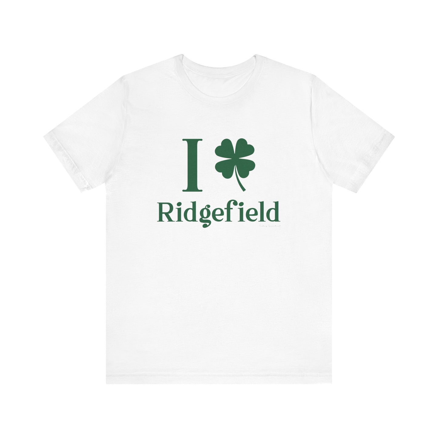 I Clover Ridgefield (Green) Unisex Jersey Short Sleeve Tee