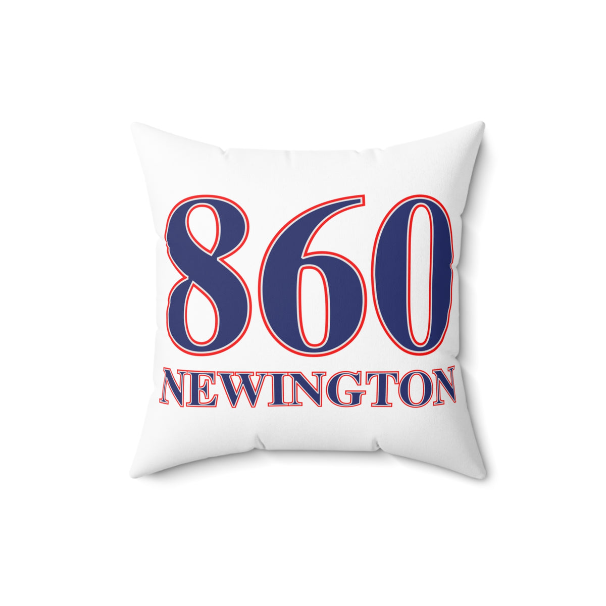 860 Newington Red, White & Blue Spun Polyester Square Pillow