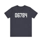 06784 Sherman CT Zip Code Unisex Jersey Short Sleeve T-Shirt