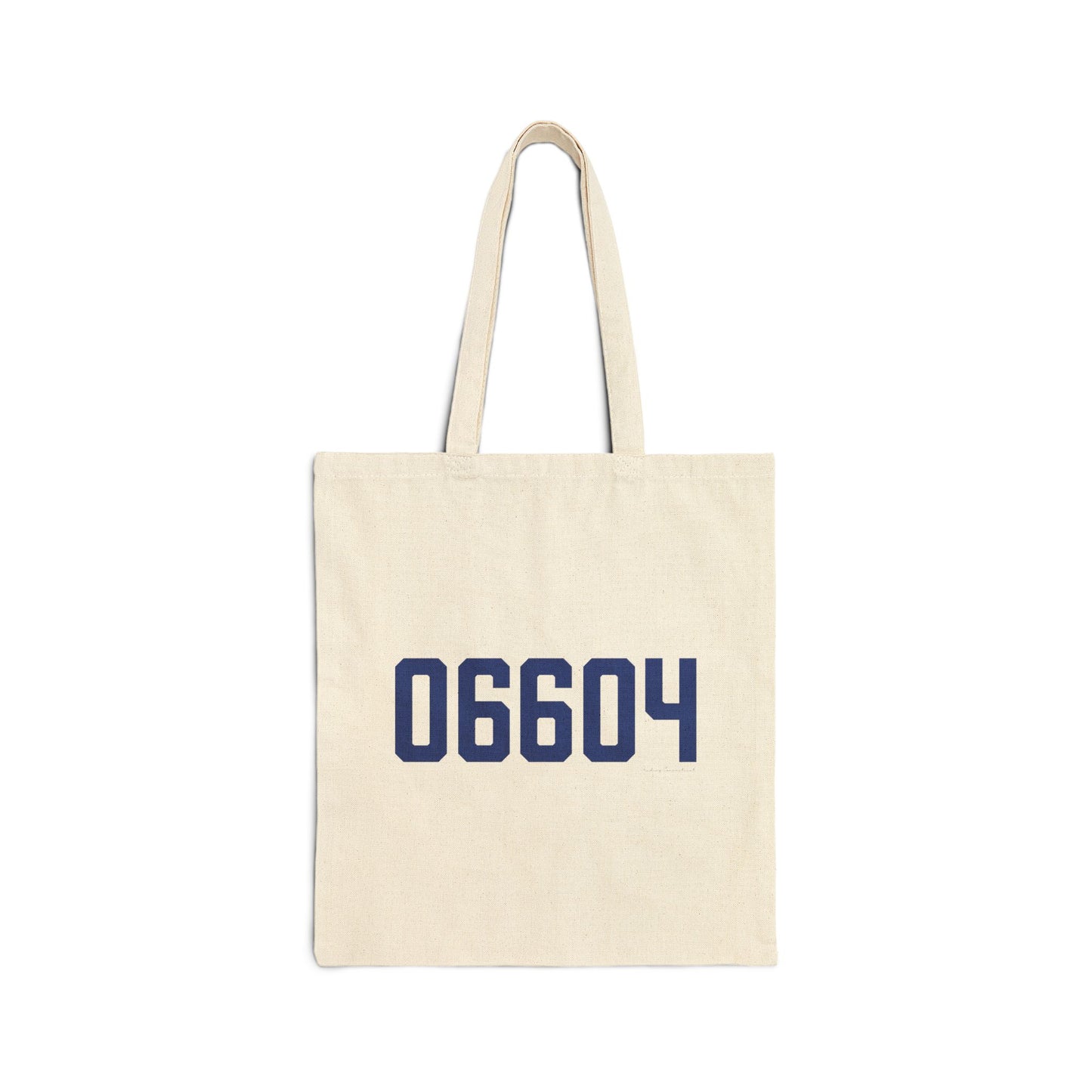 06604 Bridgeport Connecticut Zip Code Cotton Canvas Tote Bag